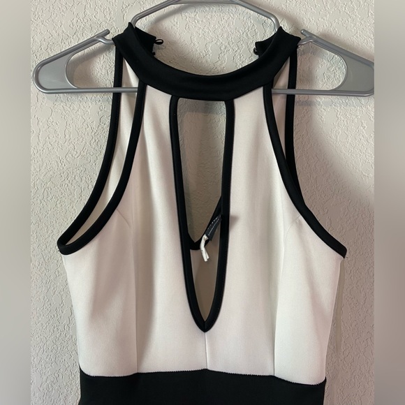 Privy Privately Privileged White & Pink Mini Dress w/ Built in Shorts Size S - Picture 2 of 8